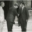 Il presidente della Camera dei Deputati Alessandro Pertini riceve l'ambasciatore degli Stati Uniti Hugh Gardner Ackley