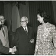 Il presidente della Camera dei Deputati Alessandro Pertini riceve Maria Isabel Allende, figlia di Salvador Allende
