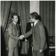 Il presidente della Camera dei Deputati Pietro Ingrao riceve l'ambasciatore dell'URSS in Italia Nikita Ryzhov